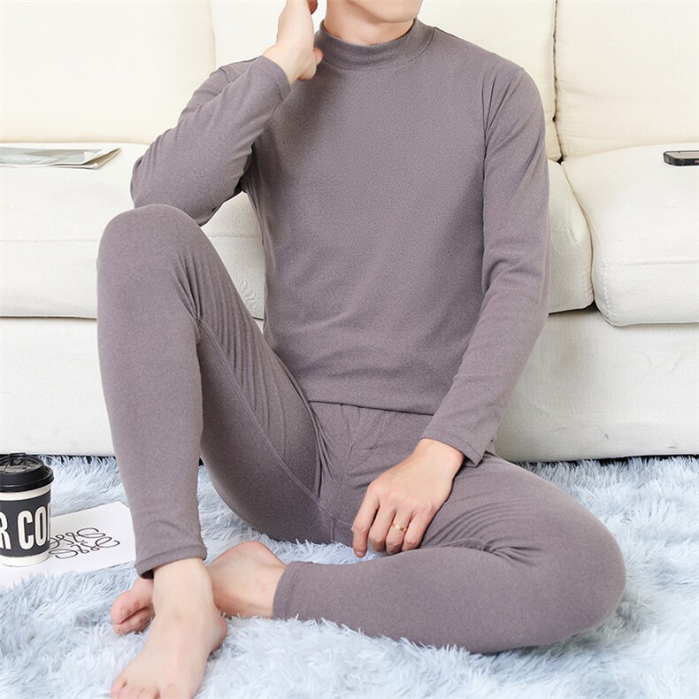 保暖内衣男士秋衣秋裤青年德绒打底衫套装TZ8051-P42,男装休闲套装,星座310B-3