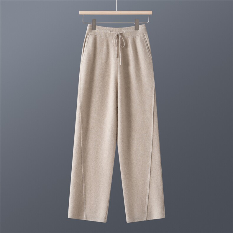 2025秋冬男士直筒裤时尚百搭通勤简约休闲，男装休闲裤，特麦惠羊绒