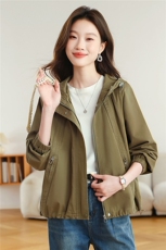现货大货已出！！！2025秋季新款全棉外套女，女装皮衣，以桐