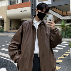 A941-P70冲锋衣夹克秋季情侣机车服宽松上衣复古个性皮衣外套男，男装夹克，星座512-6