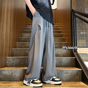 XZ616 夏季侧边压褶设计款休闲裤冰丝西装裤 TY1034 特P30控58图片