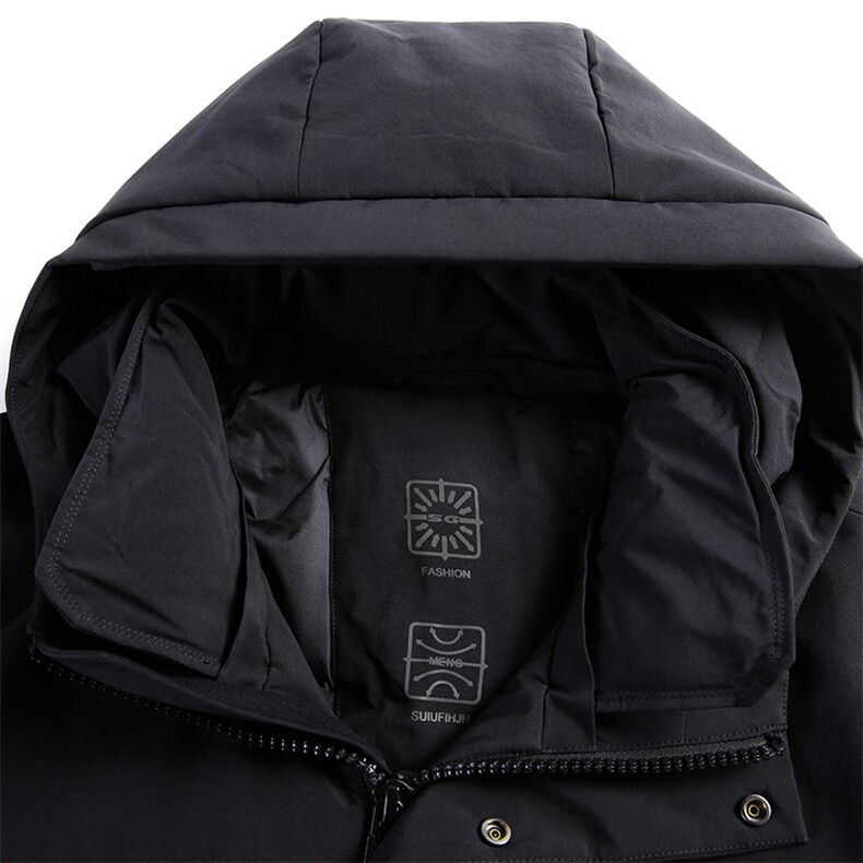 冬季中年连帽纯色羽绒服男中年爸爸装休闲时尚厚外套ZS20692-P285,男装羽绒服,电商B212（原钱塘6029）