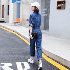 2022年新款时尚工装连体衣气质连衣裤套装女2022年春季，女装连体裤，瑶迪依秀