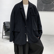现货港风宽松小西装男西服外套KD401-P55，男装西服套装，电商D312-1