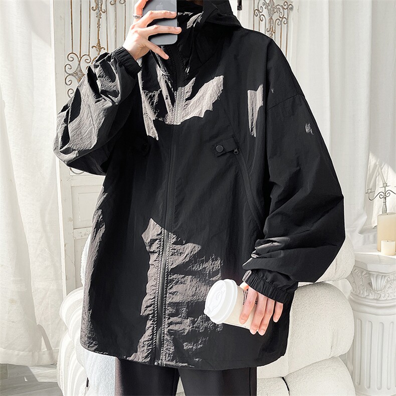 特批P58无差价夏季连帽钓鱼服UPF50+防紫外线登山防晒衣男J2604图片