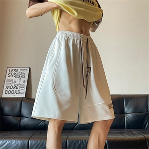 8XL-M 抖音品质特大码 ins潮流亮色休闲短裤印花五分裤DK1521P35图片