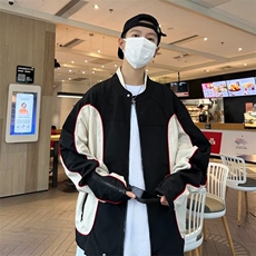 美式ins高街暗黑痞帅型男机车服外套上衣JK02306-P65，男装夹克，星座308B-1
