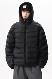 现货 保暖排骨羽绒服90白鸭绒情侣外套连帽滑雪服225-2-Y215-P198图片