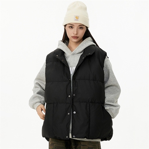 现货 90%绒标有报告 短款宽松羽绒服马甲上衣Y201-P198图片