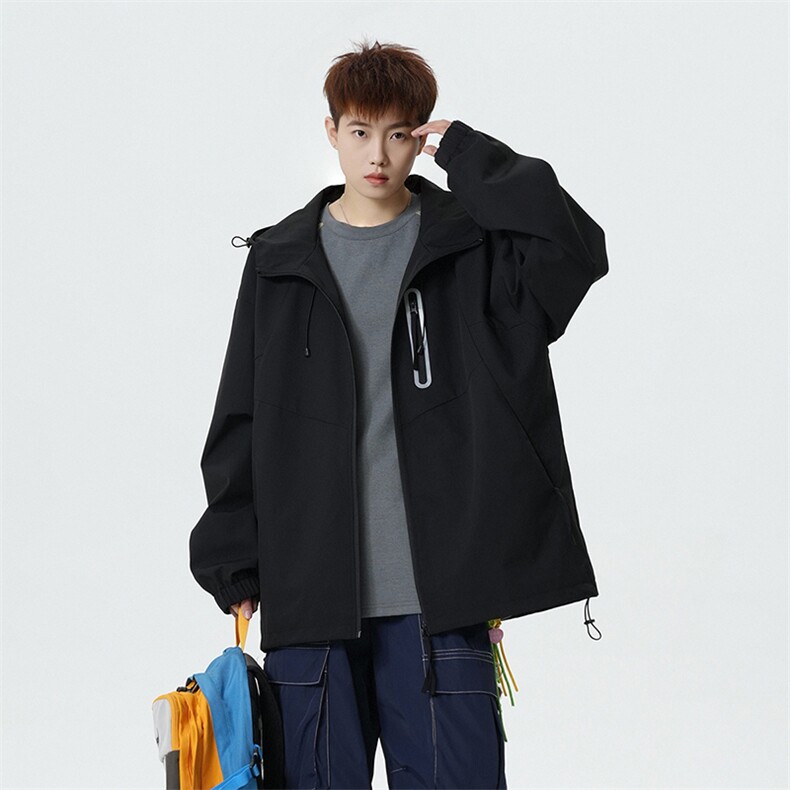 2026春季新款现货连帽夹克男冲锋衣上衣外套DSA157B-JK7985-特P72,男装夹克,电商A157B