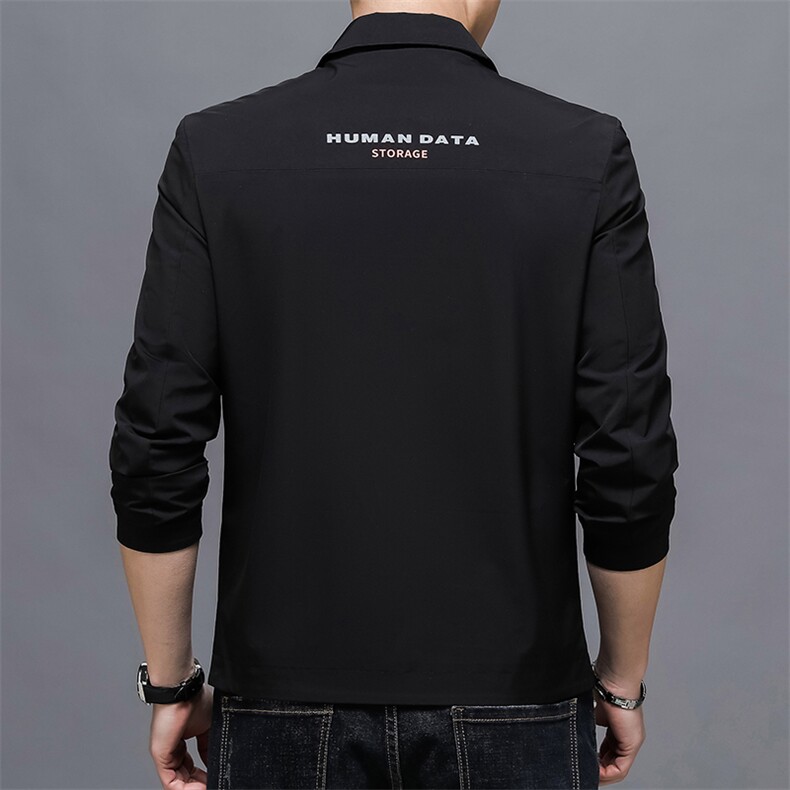 夹克男2024年新款春秋款男士夹克休闲商务中年爸爸外套衣服上衣男,男装夹克,钱塘6003（原4033）