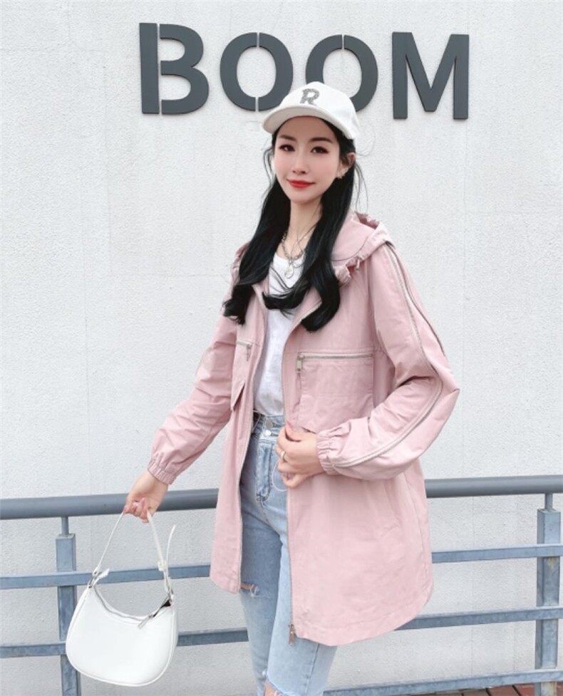 春季新品风衣，女装风衣，春语雨桐