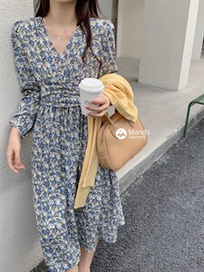 【现货】春季新款 韩版碎花连衣裙,女装连衣裙,She's范