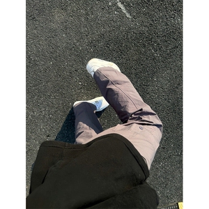 美式贴标设计感防水速干休闲裤工装裤冲锋裤聚酯纤维图片