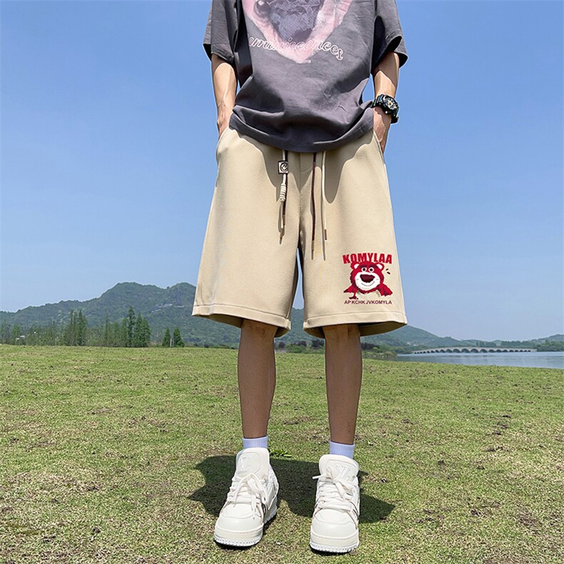 已注册新款直播抖音得物品质菠萝格运动男休闲短裤K062P30,男装牛仔裤,电商C408-1(原B339-1)