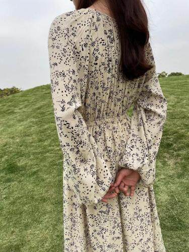 韩版收腰连衣裙，女装连衣裙，BLESS OPEN