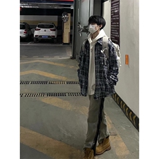 【有货】cleanfit蓝色小香风外套男高级感痞帅夹克W1042LL-特P58，男装夹克，星座1007（原301D）