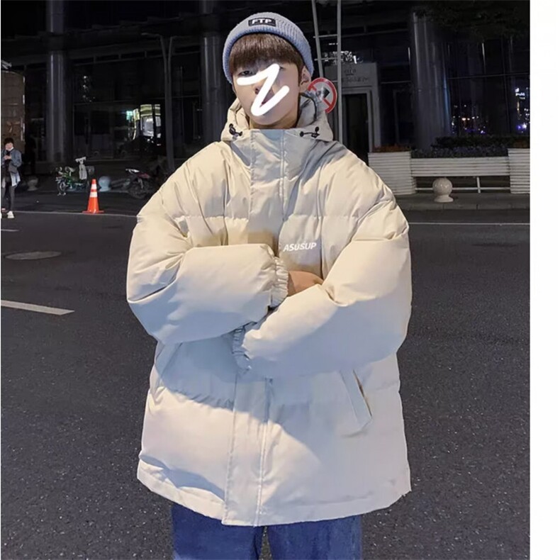 网络图现货潮流韩版新款加厚棉袄外套宽松潮牌面包棉服J606-P58,男装棉衣,星座715-7