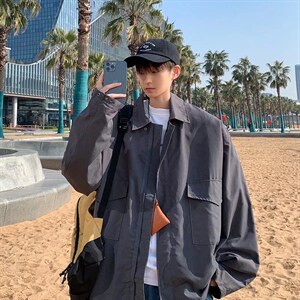 潮流夹克潮男春季夹克J0821P55图片
