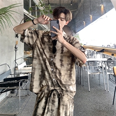 自然风套装TZ77817特P45衬衫DCS77818特P27DK77819特P18套装控88，男装衬衫，星座227-7