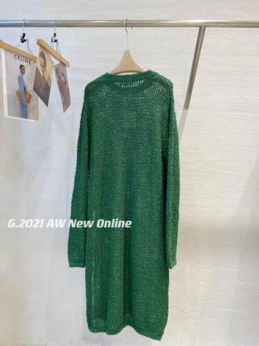 秋季新款圆领针织裙下摆一侧开衩设计超洋气现货，其它，G