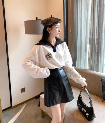 新款秋装拼接领，其它，83A