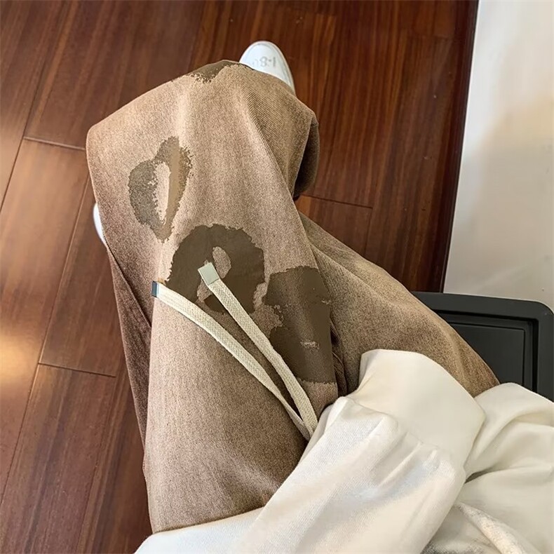 牛仔裤男秋季潮大码休闲裤子高街K600P45,男装牛仔裤,星座1116-2