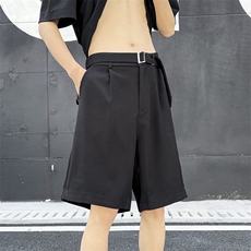 休闲短裤男韩版潮流垂感高街帅气2024夏季新款ins五分裤K5083-P36，男装休闲裤，星座412-3