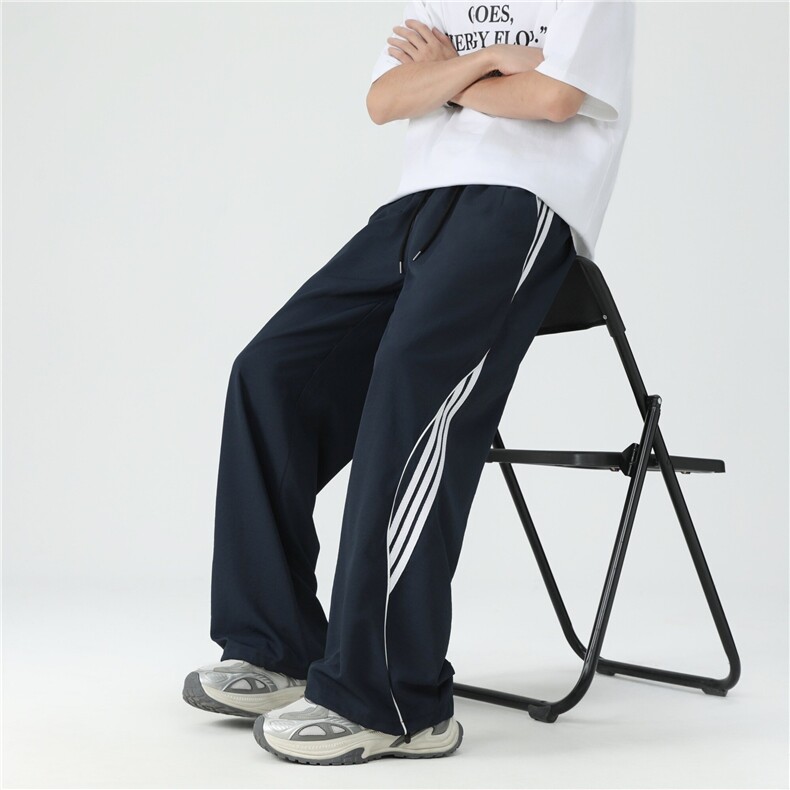 现货已到仓！三条杠宽松休闲裤男抖音得物可送样-EX50550-特批35,男装休闲裤,电商A061
