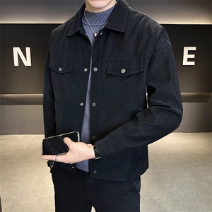 皮夹克男2025新款秋季皮衣外套男C317-JK518-P135图片