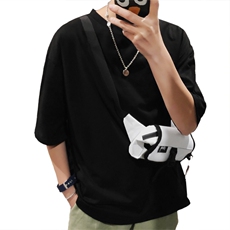 2021港风原宿青少年百搭宽松纯色T恤情侣同款短袖男女T213，男装T恤，电商D321A