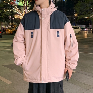 港风棉衣男宽松防风防水加厚冲锋衣棉衣外套MY8815-P98图片