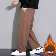现货2025冬季新款大码加绒卫裤加厚运动裤时尚YK103加绒，男装休闲裤，星座1816-3（原1210-3）