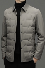CDN22867钱塘2020-2秋冬中老年男士商务休闲翻领羽绒服外套P245，男装羽绒服，钱塘207-2