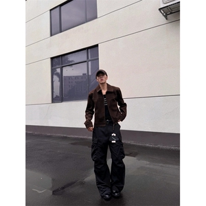 网图 短款麂皮绒夹克 秋季时尚外套 1209-1-JK27-P88图片