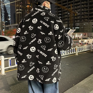 清仓万米面料补货羊羔毛绒外套夹克棉袄棉服棉衣男连帽P80立领P70图片