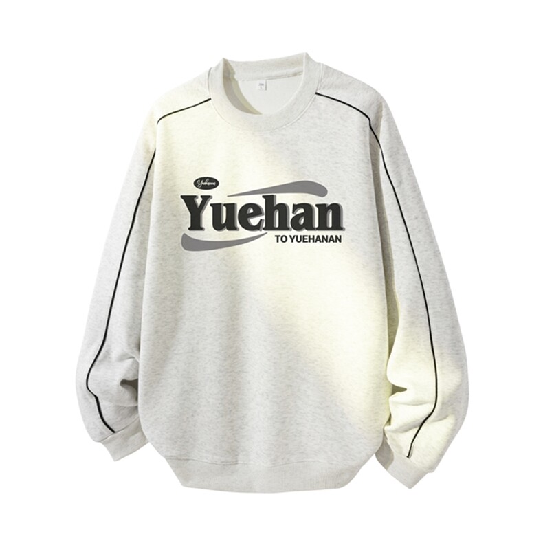 得物供货、复合重磅420克现货圆领卫衣宽松HD019-1-YLT25222-P35图片