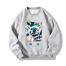 春季圆领卫衣男大码韩版宽松长袖外套砖墙S6275-P28，女装短外套，电商A040A