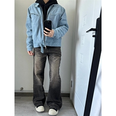 【有货】冰川蓝立领外套男高级感痞帅春秋工装夹克JK7703CC-特P65，男装夹克，星座1007（原301D）