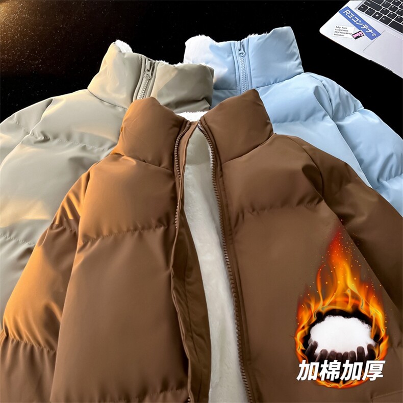 抖音得物品质深度库存三防面料加绒加厚棉衣外套冬棉服WM111特P60,男装棉衣,电商A486