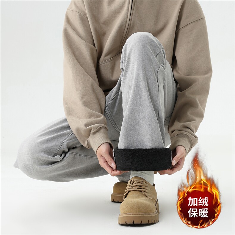 【现货】9033-常规P35控68加绒P45控88小直筒修身加绒弹力牛仔裤,男装牛仔裤,电商B335