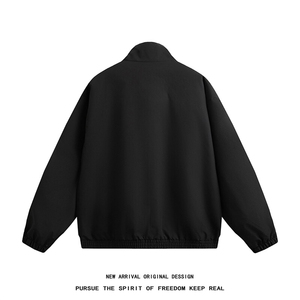 JK205/P65春装新款个性魔术贴立领飞行员夹克男潮外套上衣图片