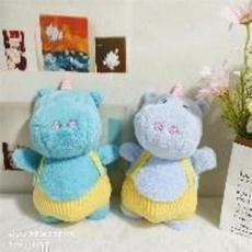 天磊毛绒玩具 背带河马