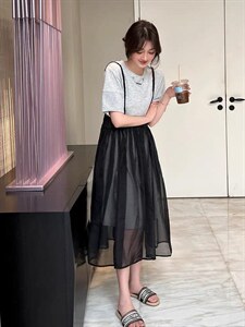 两件套连衣裙图片