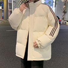 得物二开款三防面料三条杆加绒加厚棉衣外套冬棉服BM01，男装棉衣，电商A161