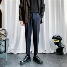 春季西裤韩版潮流修身小脚休闲长裤子男士宽松直筒西装X880-p38,男装西裤,星座1008