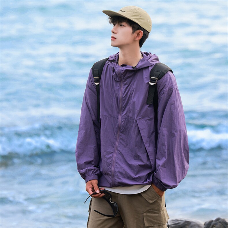 防晒衣男款夏季2024新款冰丝透气连帽防晒服外套防紫外线钓鱼服潮图片