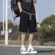 夏季薄款休闲运动服痞帅短裤美式高街潮牌直筒XD1721特批29，男装牛仔裤，星座718