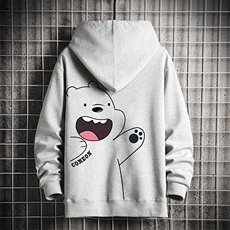 KS21131-P38连帽开衫卫衣男运动外套大码班服网格挂拍，男装卫衣，电商A040A