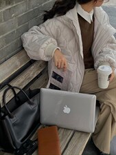 冬季·韩版带帽服，女装棉衣/棉服，hello september